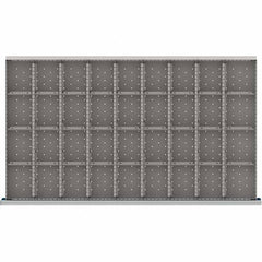 LISTA - 36-Compartment Drawer Divider Layout for 3.15" High Drawers - Exact Tool & Supply