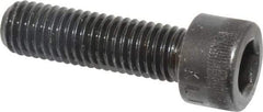 Made in USA - M10x1.50 Metric Coarse Hex Socket Drive, Socket Cap Screw - Grade 12.9 Alloy Steel, Black Oxide Finish, Fully Threaded, 35mm Length Under Head - Exact Tool & Supply