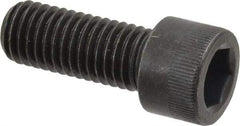 Made in USA - M12x1.75 Metric Coarse Hex Socket Drive, Socket Cap Screw - Grade 12.9 Alloy Steel, Black Oxide Finish, Fully Threaded, 30mm Length Under Head - Exact Tool & Supply