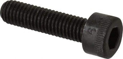 Made in USA - M5x0.80 Metric Coarse Hex Socket Drive, Socket Cap Screw - Grade 12.9 Alloy Steel, Black Oxide Finish, Fully Threaded, 20mm Length Under Head - Exact Tool & Supply