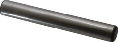 Made in USA - 5/8" Diam x 4-1/2" Pin Length Grade 8 Alloy Steel Standard Dowel Pin - Bright Finish, C 47-58 & C 60 (Surface) Hardness, 46,000 Lb (Single Shear), 92,000 Lb (Double Shear) Breaking Strength, 1 Beveled & 1 Rounded End - Exact Tool & Supply
