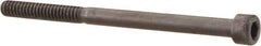 Made in USA - #10-24 UNC Hex Socket Drive, Socket Cap Screw - Alloy Steel, Black Oxide Finish, Partially Threaded, 2-3/4" Length Under Head - Exact Tool & Supply