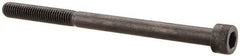 Made in USA - #10-32 UNF Hex Socket Drive, Socket Cap Screw - Alloy Steel, Black Oxide Finish, Partially Threaded, 2-3/4" Length Under Head - Exact Tool & Supply