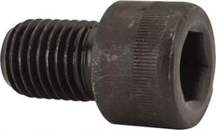 Made in USA - 1-8 UNC Hex Socket Drive, Socket Cap Screw - Alloy Steel, Black Oxide Finish, Fully Threaded, 1-1/2" Length Under Head - Exact Tool & Supply