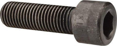 Made in USA - 1-8 UNC Hex Socket Drive, Socket Cap Screw - Alloy Steel, Black Oxide Finish, Fully Threaded, 3-1/4" Length Under Head - Exact Tool & Supply