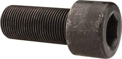 Made in USA - 1-14 UNF Hex Socket Drive, Socket Cap Screw - Alloy Steel, Black Oxide Finish, Fully Threaded, 2-1/4" Length Under Head - Exact Tool & Supply