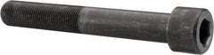 Made in USA - 1-14 UNF Hex Socket Drive, Socket Cap Screw - Alloy Steel, Black Oxide Finish, Partially Threaded, 7" Length Under Head - Exact Tool & Supply