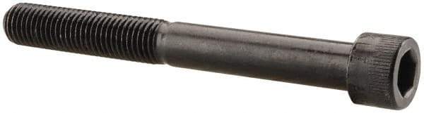Made in USA - 5/16-24 UNF Hex Socket Drive, Socket Cap Screw - Alloy Steel, Black Oxide Finish, Partially Threaded, 2-3/4" Length Under Head - Exact Tool & Supply