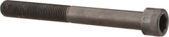 Made in USA - 3/8-24 UNF Hex Socket Drive, Socket Cap Screw - Alloy Steel, Black Oxide Finish, Partially Threaded, 3-1/2" Length Under Head - Exact Tool & Supply