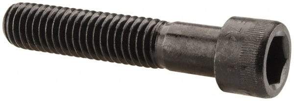 Made in USA - 7/16-14 UNC Hex Socket Drive, Socket Cap Screw - Alloy Steel, Black Oxide Finish, Partially Threaded, 2-1/4" Length Under Head - Exact Tool & Supply