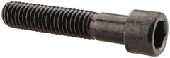 Made in USA - 7/16-14 UNC Hex Socket Drive, Socket Cap Screw - Alloy Steel, Black Oxide Finish, Partially Threaded, 2-1/4" Length Under Head - Exact Tool & Supply