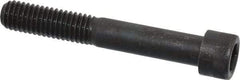 Made in USA - 7/16-14 UNC Hex Socket Drive, Socket Cap Screw - Alloy Steel, Black Oxide Finish, Partially Threaded, 3" Length Under Head - Exact Tool & Supply