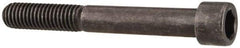 Made in USA - 7/16-14 UNC Hex Socket Drive, Socket Cap Screw - Alloy Steel, Black Oxide Finish, Partially Threaded, 3-1/2" Length Under Head - Exact Tool & Supply