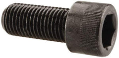 Made in USA - 7/16-20 UNF Hex Socket Drive, Socket Cap Screw - Alloy Steel, Black Oxide Finish, Fully Threaded, 1" Length Under Head - Exact Tool & Supply