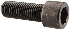 Made in USA - 7/16-20 UNF Hex Socket Drive, Socket Cap Screw - Alloy Steel, Black Oxide Finish, Fully Threaded, 1-1/4" Length Under Head - Exact Tool & Supply