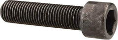 Made in USA - 7/16-20 UNF Hex Socket Drive, Socket Cap Screw - Alloy Steel, Black Oxide Finish, Fully Threaded, 1-3/4" Length Under Head - Exact Tool & Supply