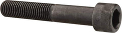Made in USA - 7/16-20 UNF Hex Socket Drive, Socket Cap Screw - Alloy Steel, Black Oxide Finish, Partially Threaded, 2-1/2" Length Under Head - Exact Tool & Supply