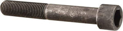 Made in USA - 7/16-20 UNF Hex Socket Drive, Socket Cap Screw - Alloy Steel, Black Oxide Finish, Partially Threaded, 3" Length Under Head - Exact Tool & Supply