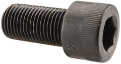 Made in USA - 1/2-20 UNF Hex Socket Drive, Socket Cap Screw - Alloy Steel, Black Oxide Finish, Fully Threaded, 1" Length Under Head - Exact Tool & Supply