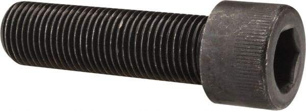 Made in USA - 1/2-20 UNF Hex Socket Drive, Socket Cap Screw - Alloy Steel, Black Oxide Finish, Fully Threaded, 1-3/4" Length Under Head - Exact Tool & Supply