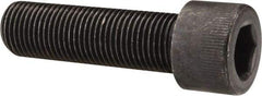 Made in USA - 1/2-20 UNF Hex Socket Drive, Socket Cap Screw - Alloy Steel, Black Oxide Finish, Fully Threaded, 1-3/4" Length Under Head - Exact Tool & Supply
