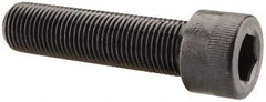Made in USA - 1/2-20 UNF Hex Socket Drive, Socket Cap Screw - Alloy Steel, Black Oxide Finish, Fully Threaded, 2" Length Under Head - Exact Tool & Supply