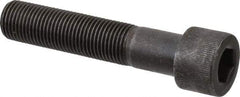 Made in USA - 1/2-20 UNF Hex Socket Drive, Socket Cap Screw - Alloy Steel, Black Oxide Finish, Partially Threaded, 2-1/2" Length Under Head - Exact Tool & Supply