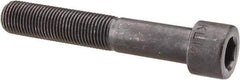 Made in USA - 1/2-20 UNF Hex Socket Drive, Socket Cap Screw - Alloy Steel, Black Oxide Finish, Partially Threaded, 3" Length Under Head - Exact Tool & Supply