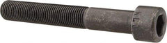 Made in USA - 1/2-20 UNF Hex Socket Drive, Socket Cap Screw - Alloy Steel, Black Oxide Finish, Partially Threaded, 3-1/2" Length Under Head - Exact Tool & Supply