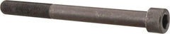 Made in USA - 1/2-20 UNF Hex Socket Drive, Socket Cap Screw - Alloy Steel, Black Oxide Finish, Partially Threaded, 5-1/2" Length Under Head - Exact Tool & Supply