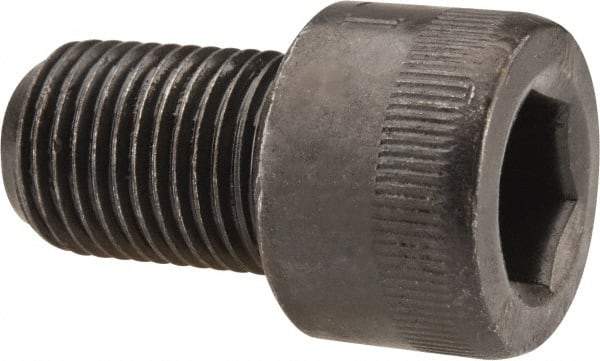 Made in USA - 1/2-20 UNF Hex Socket Drive, Socket Cap Screw - Alloy Steel, Black Oxide Finish, Fully Threaded, 3/4" Length Under Head - Exact Tool & Supply