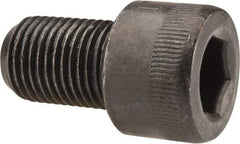 Made in USA - 1/2-20 UNF Hex Socket Drive, Socket Cap Screw - Alloy Steel, Black Oxide Finish, Fully Threaded, 3/4" Length Under Head - Exact Tool & Supply