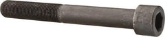 Made in USA - 5/8-18 UNF Hex Socket Drive, Socket Cap Screw - Alloy Steel, Black Oxide Finish, Partially Threaded, 5" Length Under Head - Exact Tool & Supply