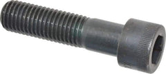 Made in USA - 3/4-10 UNC Hex Socket Drive, Socket Cap Screw - Alloy Steel, Black Oxide Finish, Partially Threaded, 3" Length Under Head - Exact Tool & Supply