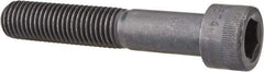 Made in USA - 3/4-10 UNC Hex Socket Drive, Socket Cap Screw - Alloy Steel, Black Oxide Finish, Partially Threaded, 4-1/4" Length Under Head - Exact Tool & Supply