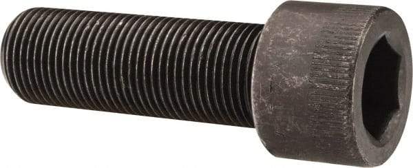 Made in USA - 3/4-16 UNF Hex Socket Drive, Socket Cap Screw - Alloy Steel, Black Oxide Finish, Fully Threaded, 2-1/4" Length Under Head - Exact Tool & Supply