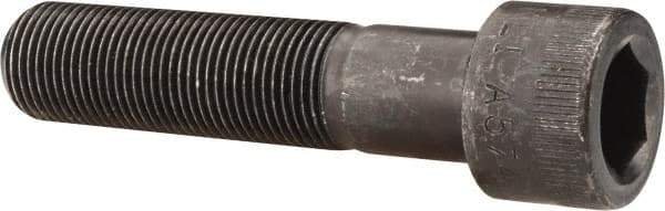 Made in USA - 3/4-16 UNF Hex Socket Drive, Socket Cap Screw - Alloy Steel, Black Oxide Finish, Partially Threaded, 3-1/4" Length Under Head - Exact Tool & Supply