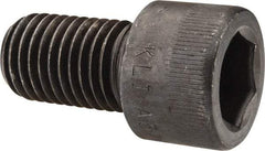 Made in USA - 7/8-9 UNC Hex Socket Drive, Socket Cap Screw - Alloy Steel, Black Oxide Finish, Fully Threaded, 1-1/2" Length Under Head - Exact Tool & Supply