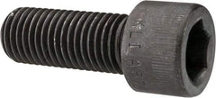 Made in USA - 7/8-9 UNC Hex Socket Drive, Socket Cap Screw - Alloy Steel, Black Oxide Finish, Fully Threaded, 2-1/4" Length Under Head - Exact Tool & Supply