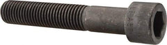 Made in USA - 7/8-9 UNC Hex Socket Drive, Socket Cap Screw - Alloy Steel, Black Oxide Finish, Partially Threaded, 5" Length Under Head - Exact Tool & Supply