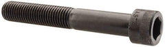 Made in USA - 7/8-9 UNC Hex Socket Drive, Socket Cap Screw - Alloy Steel, Black Oxide Finish, Partially Threaded, 6" Length Under Head - Exact Tool & Supply