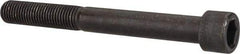 Made in USA - 7/8-9 UNC Hex Socket Drive, Socket Cap Screw - Alloy Steel, Black Oxide Finish, Partially Threaded, 8" Length Under Head - Exact Tool & Supply