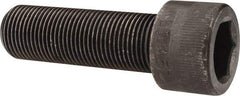 Made in USA - 7/8-14 UNF Hex Socket Drive, Socket Cap Screw - Alloy Steel, Black Oxide Finish, Fully Threaded, 2-3/4" Length Under Head - Exact Tool & Supply