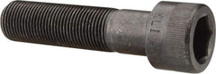 Made in USA - 7/8-14 UNF Hex Socket Drive, Socket Cap Screw - Alloy Steel, Black Oxide Finish, Partially Threaded, 3-1/2" Length Under Head - Exact Tool & Supply