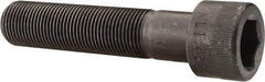Made in USA - 7/8-14 UNF Hex Socket Drive, Socket Cap Screw - Alloy Steel, Black Oxide Finish, Partially Threaded, 4" Length Under Head - Exact Tool & Supply