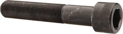 Made in USA - 7/8-14 UNF Hex Socket Drive, Socket Cap Screw - Alloy Steel, Black Oxide Finish, Partially Threaded, 5" Length Under Head - Exact Tool & Supply