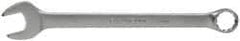 Paramount - 25mm 12 Point Combination Wrench - 13-11/32" OAL, Chrome Vanadium Steel, Satin Finish - Exact Tool & Supply