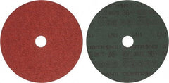 3M - 7" Diam 7/8" Hole 36 Grit Fiber Disc - Very Coarse Grade, Ceramic, 8,600 Max RPM, Series 987C - Exact Tool & Supply