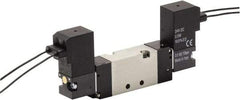 ARO/Ingersoll-Rand - Solenoid Actuator, Solenoid Return, 2 Position, Body Ported Solenoid Air Valve - 120 VAC Input, 1/4 CV, 4 Way, 115 psi, 122° Max Temp - Exact Tool & Supply