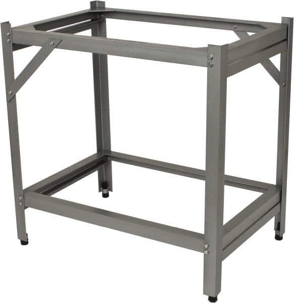 Value Collection - 36" Long x 24" Wide x 36" High, Steel Stationary Inspection Surface Plate Stand - Gray, For Use with MHC Surface Plates - Exact Tool & Supply